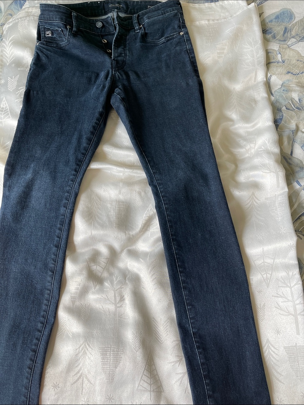 Scotch & Soda Navy Skinny Jeans